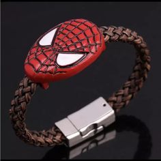 Unbranded Spider-Man Bracelet This Will Fit Up To A 9in Wrist. Brand New Without Tags. It Also Has A Magnetic Closure Great For Your Super Hero Enthusiast! Please Ask Any Questions U Might Have! Red Bangle Bracelet For Fashion Accessory, Casual Red Bracelet, Trendy Red Adjustable Leather Bracelet, Casual Red Leather Bracelet As Gift, Adjustable Red Bracelets, Trendy Red Wristband For Gift, Casual Red Metal Jewelry, Spider Man Bracelet, Man Bracelet