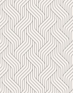 an abstract geometric pattern with wavy lines in beige and white colors, suitable for wallpaper or