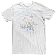 Follow the white rabbit to this men's Alice In Wonderland tee. ©Disney Follow the white rabbit to this men's Alice In Wonderland tee. ©Disney Crewneck Short sleevesFABRIC & CARE Cotton, polyester Machine wash Imported Size: XXL Tall. Gender: male. Age Group: adult. Pattern: Graphic. Material: Cotton Blend. Disney Crewneck, Disney Tee, Disney Alice In Wonderland, The White Rabbit, Disney Tees, Disney Alice, White Rabbit, Disney Style, Pattern Graphic