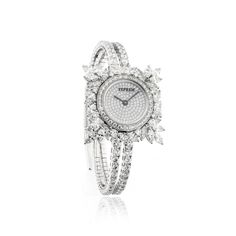 YEPREM bangle watch adorned with a combination of round and marquise diamonds boasting exceptional clarity of VVS and VS, as well as a striking F-G color. Round Diamond: 7.83 ct Marquise Diamond: 4.21 ct Stone Quantity: 342 Total Weight: 53.93 g The size can be adjusted for the perfect fit. Kindly contact us to meet y Round Watch, Bangle Watches, Climber Earrings, Ear Cuff Earings, Long Pendant Necklace, Classic Watches, Marquise Diamond, Film Aesthetic, Diamond Watch