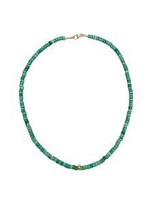 Easily elevate your style with our versatile green turquoise layer necklace. Perfect for any occasion, this necklace seamlessly pairs with your favorite pieces or stands out on its own. Enjoy effortless accessorizing year-round with this must-have accessory. 16 inches long Affordable Single Strand Turquoise Necklace With Round Beads, Cheap Single Strand Turquoise Necklace, Cheap Single Strand Turquoise Necklace With Round Beads, Cheap Blue Single Strand Turquoise Necklace, Delicate Fine Jewelry, Teen Earrings, Layer Necklace, Statement Bracelet, Fine Earrings