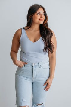 Details: Zoella Basic Bodysuit Offers STRETCH V-Neck Neckline Thick Seamless Quality Bikini Bottom Snap Button Closure Wide Straps Double Lined Available in 4 Colors Material: 92% Nylon and 8% Spandex Measurements: Small - Bust: 34" | Length: 26" Medium - Bust: 36" | Length: 26.5" Large - Bust: 38" | Length: 27" Basic Bodysuit, Zoella, Top Sales, Large Bust, Powder Blue, Wide Straps, Small Bust, Shoe Sale, Swimwear Tops