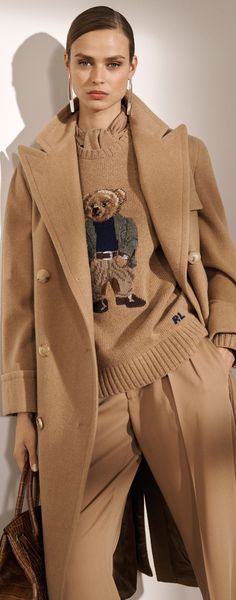 Ralph Lauren 2019, Birgit Kos, Casual Chique Stijl, Designer Ralph Lauren, Ralph Lauren Style, Brown Fashion, Pre Fall