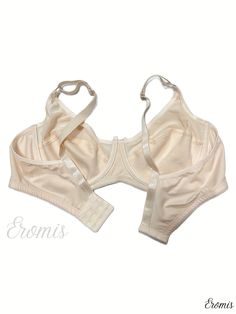 Eromis - Premium Plus Size Lingerie Set: 2-Pack Womens Contrast Mesh Bow Detail Underwire Non-Padded Bra Set Beige Full Cup Bra Partially Lined, Beige Full Coverage Bra Partially Lined, Beige Full Coverage Partially Lined Bra, Lash Sets, Mesh Bows, Padded Bra, Fabric Medium, Plus Size Lingerie, Bra Set