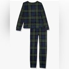 Get This Stylish And Comfortable 2-Piece Pajama Set From Gap Kids For Your Kid. The Set Includes A Long-Sleeved Top And Pants, Has A Snug Fit, Perfect For A Good Night's Sleep. Available In Size 12, The Blue/Green Plaid Of This Pajama Set Is Sure To Please Any Young Boy. Made By Gap, A Trusted Brand In Children's Clothing, This Pajama Set Is Perfect For Boys Who Want To Stay Comfortable And Cozy. Whether He Wears It To Bed Or Just Lounging Around The House, This Pajama Set Will Keep Him Comfy Al Gap Long Sleeve Loungewear Set, Gap Long Sleeve Sleepwear For Sleepovers, Gap Long Sleeve Sleepwear, Gap Long Sleeve Sleepwear For Bedtime, Gap Cotton Bedtime Sets, Casual Gap Playwear Sets, Gap Casual Playwear Sets, Quotes About Clothes Fashion, Art Fashion Clothes