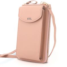 Pink Portable Phone Bag For Travel, Pink Phone Bag For Travel, Portable Pink Phone Bag For Travel, Versatile Pink Phone Bag For Travel, Pink Versatile Phone Bag For Travel, Versatile Beige Phone Bag With Cell Phone Pocket, Beige Crossbody Phone Bag With Card Slots, Multifunctional Phone Bag For Travel, Versatile Pink Phone Bag With Cell Phone Pocket