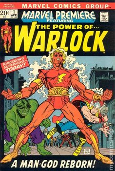 an old comic book cover for the power of warlock