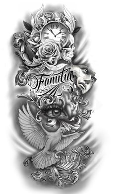 Familia slave designe Shoulder Tattoo Men, Voll Arm-tattoos, Arm Tattoos Drawing, Half Sleeve Tattoos Drawings, Black Art Tattoo, Full Sleeve Tattoo Design, Chicano Style Tattoo, Men Tattoos Arm Sleeve, Cool Arm Tattoos