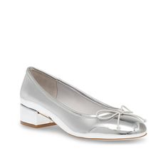 Steve Madden-Cherish Pump Freshen up your collection with the Cherish pump from Steve Madden. This ballet flat-inspired pair finishes off formal looks with adorable ease. Back 2 School, Silver Pumps, Love Only, Trending Sneakers, School Shopping, Formal Looks, Athletic Fashion, Ballet Flat, Shoes Online