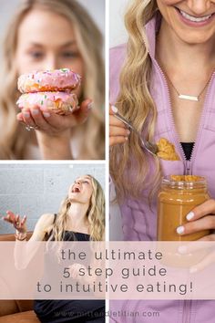 The BEST EVER 5 step guide to intuitive eating! This FREE ultimate e-book is complete with step-by-step exercises to help you stop eat the foods that you want, when you want without guilt, shame or anxiety! #intuitiveeating #healthyliving #healthyeating Step Exercises, Guilt Shame, Relationship Ocd, Registered Dietitian Nutritionist, Step Workout, Food Rules, Diet Culture, Eating Tips, Take Care Of Your Body