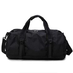 Type of sports:  Fitness  
  Capacity:  20-35L  
  Material:  Canvas  
  Size:  52*27*27cm  
  Style:  Travel Sport Training Gym Bag  
  Processing Method:  Soft Face  
  Color:  Black Sporty Black Travel Bag For Outdoor, Casual Solid Color Gym Bag With Large Capacity, Sporty Breathable Gym Bag For Daily Use, Sporty Black Weekender Bag For Outdoor Activities, Black Nylon Weekender Bag For Sports, Sporty Black Weekender Bag For Outdoor, Sporty Gym Backpack With Large Capacity, Sporty Black Weekender Bag For Daily Use, Large Capacity Sporty Gym Backpack