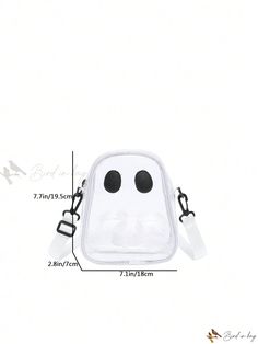 Bird in Bag - Chic Transparent Shoulder Bag Perfect for Women's Parties and Getaways White School Bag With Clear Strap, Clear Travel Bag With Mobile Phone Pocket, Clear Travel Bag For Mobile Phone, Travel Mobile Phone Bag In Clear, Spooky Chic, Adventurous Women, Novelty Bags, Unique Bags, Transparent Design