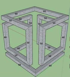 the diagram shows how to make a cube with two sides and one side that has numbers on it