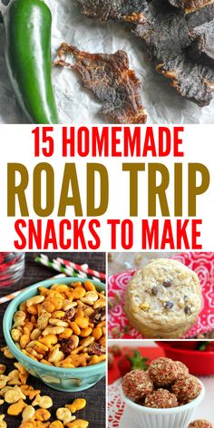 the ultimate road trip snacks to make