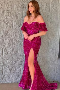 Just in! This unique Sparkly Hot Pink Sequins Mermaid Long Prom Dress with Slit for $133.00. #maid #t #with # #on #a #in #20s #wooden #slip Red Wedding Dresses, Red Sequin, Pink Sequin, Party Dress Long, Mermaid Prom Dresses, Long Prom Dress, Zambia, Wedding Party Dresses