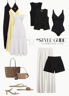 STYLED OUTFITS: VACATION AND RESORT LOOKS - Sandroxxie Chic Resort Wear, Tailored Vest, Fasion Outfits, Resort Outfit, Round Two