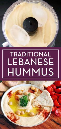 traditional lebanse hummus is an easy appetizer that's ready in under 30 minutes