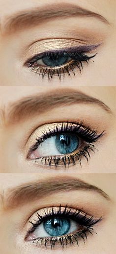 Dinner Hair, Subtle Eye Makeup, Blue Eyes Pop, Alat Makeup, Winged Eye, Makeup Tip, Makeup Easy, Easy Makeup Tutorial