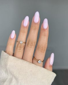 Drift into the serenity of summer with these elegantly polished lavender nails that capture the gentle calm of beach dawns. The soft purple hue is like the first light of the sun caressing the morning waves, offering a whisper of peace and joy. These nails are a subtle nod to the soothing moments by the seaside, where the only footprints are yours, and the sun's warmth is a tender embrace. Let your nails reflect the quiet beauty of summer's soulful side. If you want more FREE Spring Nails ideas click in this post or in our profile.  Credits: allnailss._ (Instagram) Spring Nails Ideas, Nails Design Ideas, Tender Embrace, Summer Elegance, Hello Nails, Subtle Nails, Nail Art Designs Summer