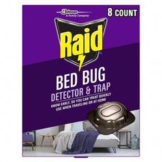 raid bed bug detector and trap