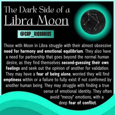 the dark side of a libra moon with caption from cap rhobus