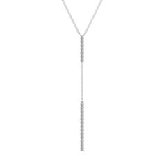 The long bar pendant necklace for women reveals a thin and long bar studded with cubic zirconias in the upper and lower section of the necklace alongside a lustrous silver chain at the middle which is clasped firmly.  The cubic zirconia silver pendant necklace displays cubic zirconias of 0.20 total carat weight in prong setting Total Number of Cubic Zirconias – 20 cz Free Shipping within USA 1 Year Manufacturing Warranty Purchase your jewelry at source price, liberated from broker charges, trader charges, wholesalers or retailers charges Professionals of medical field, lawyers, government employees, military men and university staffs can gain a discount of 5% at purchase of any jewelry. (Refer to discounted jewelry page) You can also have the option to purchase this long ba Turquoise Jewelry Necklace, Native American Turquoise Jewelry, Necklace Displays, Hanging Necklaces, Bar Pendant Necklace, Jewelry Quotes, Bar Pendant, Necklace Women, Best Diamond