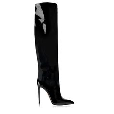 Boots Karen black patent Woman – Identità Shoes Anders Dragon Age, Karen Black, Outfit Elegant, Shoe Obsession, Looks Vintage, Boots Outfit, Lace Boots, Black Boots, Stiletto Heels