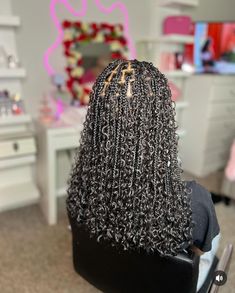 Mid Box Braids, Goddess Braids With Weave, Goddess Braids Medium Length, Natural Hair Woman, Mermaid Braid, Braids Ideas