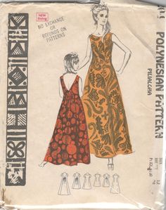 an old fashion sewing book with two women's dresses