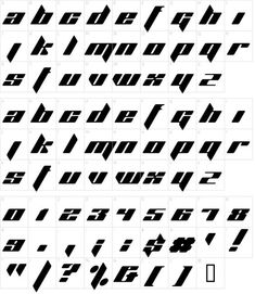 some type of font that has been designed to look like it is made out of letters