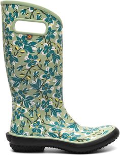 Bogs engineers spent years in the laboratory developing rain boots that are 100% rubber  100% waterproof and 100% cute. They succeeded with these Bogs Magnolia rain boots. Womens Bogs, Op Logo, Womens Rain Boots, Rei Co-op, Womens Size Chart, Mint Green, Comfortable Shoes, Magnolia, Rain Boots