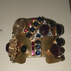 Stunning Original Juicy Couture Cuff Bracelet Loaded With Gems. Nice Sturdy Piece. Excellent Quality And Craftsmanship. New! Juicy Couture Sneakers, Pyramid Bracelet, Juicy Couture Earrings, Cupcake Necklace, Juicy Couture Charms Bracelet, Snowflake Bracelet, Juicy Couture Bracelet, Y2k Necklace, Book Locket