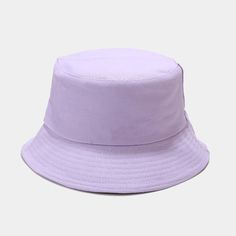 Top Type: Flat Style: Casual Pattern Type: Solid Material: Cotton & Polyester Item Type: Bucket Hat Feature: Sun Protection Purple Bucket Hat, Spring Purple, Circle Sunglasses, Spring Accessories, Purple Baby, Pink Sunglasses, Fisherman Hat, Spring Women, Wide Brimmed Hats