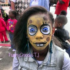 Face Painting #fall harvest #festival #spongebob Funny Halloween Face Paint, Spongebob Face Paint, Uwu Pictures, Funny Face Paint Ideas, Sleepover Makeup, Spongebob Makeup, Fairy Faces, Fall Harvest Festival, Shower Makeup