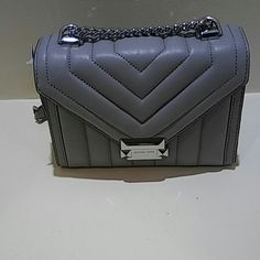 Brand New Michael Kors Whitney Handbag. Small Shoulder Bag That Is Very Soft Leather The Color Us Pearl Grey. Beautiful Michael Kors Handbag, Pearl Grey, Handbags Michael Kors, Small Shoulder Bag, Soft Leather, Michael Kors, Bag Lady, Shoulder Bag, Brand New