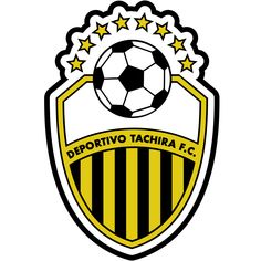 a soccer ball is in the center of a black and yellow shield with stars on it