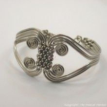 Silver Coil Weave Bracelet Bangle Closed Weave Bracelet, African Bracelets, Wire Design, Cuff Bracelets Handmade, Handmade African, Maasai, African Jewelry, Woven Bracelets, Cowrie Shell