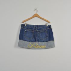 "denim two tone mini skirt, with fold detail, delicious embroidered. Condition: good! Some light wear on the buttons Brand: n:/a Color: medium wash (color is most accurate in flat lay images) Tag Size: 13 (please view measurements for accurate sizing) MEASUREMENTS: Waist (doubled): 35-36\" Hips (doubled): 41-42\" Length 12.75\" BEFORE PURCHASING PLEASE MAKE SURE TO MEASURE YOURSELF!  All pants are normally a little darker than the image because of the camera and studio lights. Please remember th Tailgating Outfits, 2000s Low Rise, Coco Austin, Tailgate Outfit, Studio Lights, Spring Clothes, Virtual Closet, Denim Mini, Fit Inspo