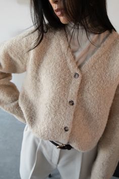 BOUCLE KNIT BUTTON FRONT CARDIGAN Boucle Knit, Button Front Cardigan, Fall Accessories, Fall Jackets, New Tops, Womens Fall, S Models, Denim Dress, Tortoise