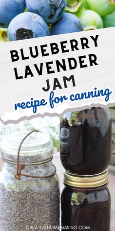 blueberry lavender jam recipe for canning