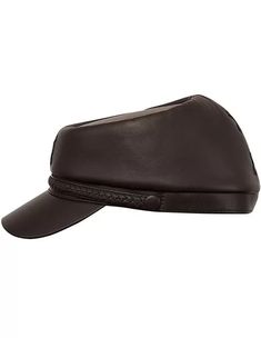 Luxury Brown Cap, Classic Leather Visor Hat, Luxury Leather Hat With Curved Brim, Luxury Leather Visor Hat, All Currency, Men's Baseball Cap, Braided Belt, Baseball Caps Mens, Out Of Shape