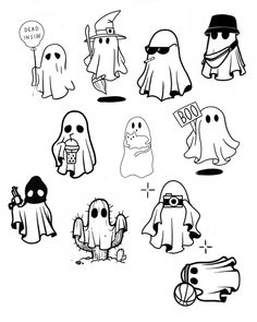 halloween coloring pages for kids with ghost characters