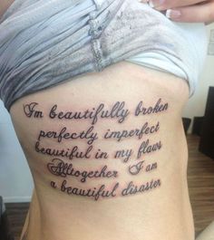 Beautiful Disaster Tattoo, Disaster Tattoo, Beautifully Broken