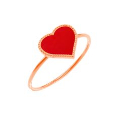 This 14K gold Enamel Heart Ring is available in various colors. This fun take on a classic heart ring can be worn everyday adding a little fun and color to your style.

Sustainable
100% Recycled Gold
Handcrafted in Los Angeles

Pieces are personalized with your selected enamel color, therefore are FinalSale Elegant Gold Heart-shaped Enamel Ring, Elegant Heart-shaped Enamel Ring For Anniversary, Valentine's Day Yellow Gold Enamel Rings, Gold Heart-shaped Enamel Rings, Valentine's Day Gold Heart Enamel Ring, Enamel Heart Shaped Promise Ring, Elegant Enamel Ring For Valentine's Day Gift, Valentine's Day Enamel Heart Ring, Heart-shaped Enamel Ring For Anniversary