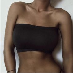 The Baselayer Bandeau Bra From Naturyl By Niykee Heaton / Nbk. Soft, Stretchy, And Sheer. Extremely Comfortable. Perfect For Days When You Feel Like Wearing Nothing. No Padding. Charcoal Grey Color. New Never Worn. Sold Out On The Naturyl Site. Black Bandeau Tank Top With Built-in Bra, Black Bandeau Crop Top With Built-in Bra, Black Seamless Strapless Tank Top, Black Strapless Seamless Tank Top, Bandeau Tube Top, Bra Friendly For Night Out, Bra-friendly Bandeau Top For Night Out, Black Camisole Tube Top With Built-in Bra, Black Tube Top With Built-in Bra, Black Seamless Bandeau Crop Top