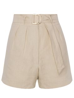 Stay ahead of the curve with the Zinna Short. This high-waisted linen short in timeless Sand blends comfort and style effortlessly. Featuring a detachable belt and zip fly, it adapts to your needs for versatile style. Fabric: 100% Linen - Oeko Tex Certified Care:  Machine Wash Cold (Gentle Cycle) or Dry Clean Fit:  True to Size Metallic Loafers, Black Crane, Color Sand, Linen Short, Black Set, Engineered Garments, Versatile Style, Sewing Inspiration, Designer Outfits Woman