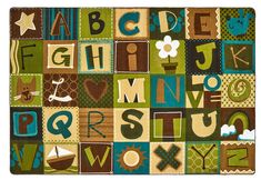 the alphabet is made up of different types of letters