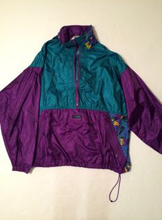 Vintage Columbia Windbreaker -L Vintage Outfits Classy, Columbia Windbreaker, Vintage Outfits 90s, 90s Fashion Women, Mens Casual Outfits Summer, Purple Vintage, 90s Fashion Outfits, Wind Breaker, Women Sweater