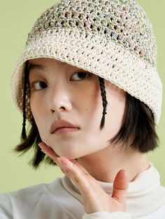 Editor's NoteMISU A BARBE presents you soft knitted bucket hat featuring color mix- 100% Handmade item- Bucket hat woven from cool material- Featuring color mix design- Soft and smooth knitting Measurements (in.)One Size- Circumference: 21.26 in.- Height: 8.66 in.- Brim: 2.76 in.- Bottom Circumference: 25.20 in.*Size may vary by 0.39-0.79cm depending on the measurement location and individual. Composition & Care- 50% Cotton, 30% Silk, 20% Polyester- Dry cleaning only- Due to t Trendy Knitted Bucket Hat, Spring Adjustable Hand Knitted Bucket Hat, Hand-knitted Adjustable Mini Bucket Hat, Festival Knitted Bucket Hat, Knitted Bucket Hat, Blue Hand-knitted Bucket Hat, Diy Fashion Hacks, Blue Suede Shoes, Fashion Hacks