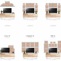 the different types of tvs are shown in this diagram, and each is labeled with their own name